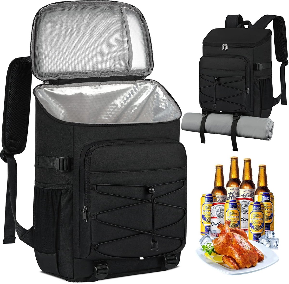 Omgoods - Waterproof Koelrugzak 30L - Grote Isolatie Rugtas voor Outdoor