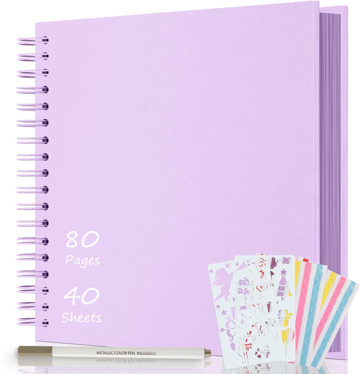 Omgoods - DIY Fotoalbum 24x24cm met 80 Pagina's