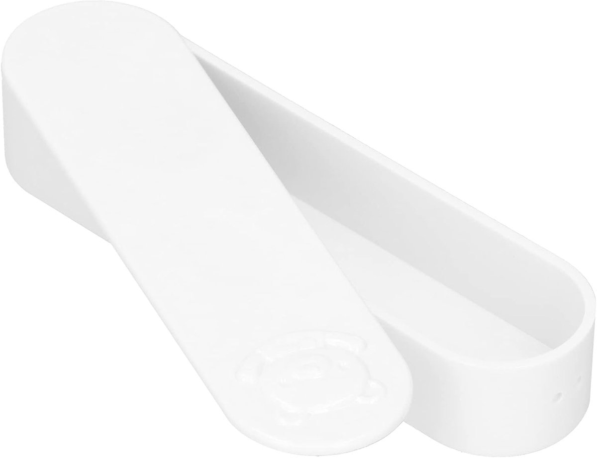 SnelShoppen - Cotton Swab Box, Draagbare Mini Opbergdoos met Deksel voor Organiseren van Kleine Onderdelen, 5,3 x 1,4 x 0,9 Inch, Wit, Ideaal voor Kan