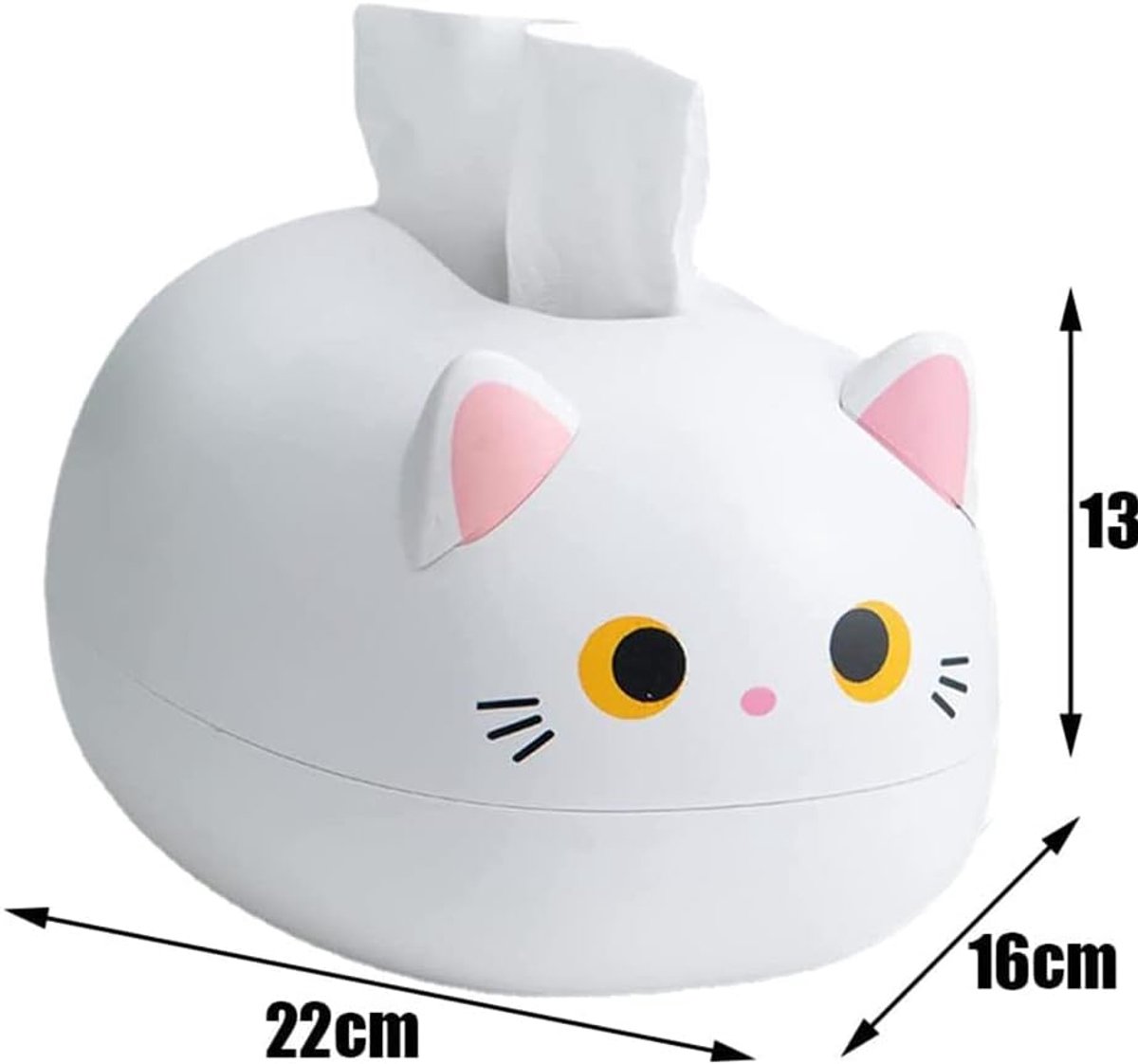 Tissuebox voor katten - Kartonnen tissue dispenser - Schattig ontwerp - Perfect voor huis en kantoor - ShopVlot