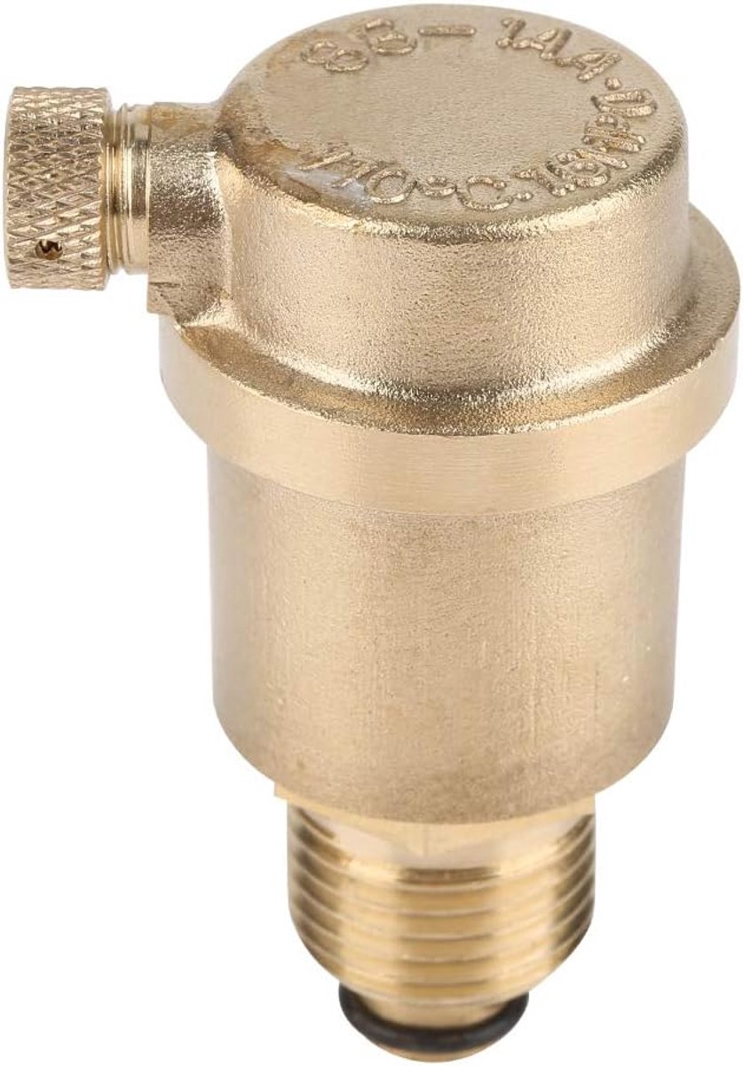 SnelShoppen - Automatische Luchtventiel Dn15 G1 - Messing Luchtventiel voor Zonneboiler - Drukontlasting Ventiel - 2 Luchttoegang Verwarmer Vent
