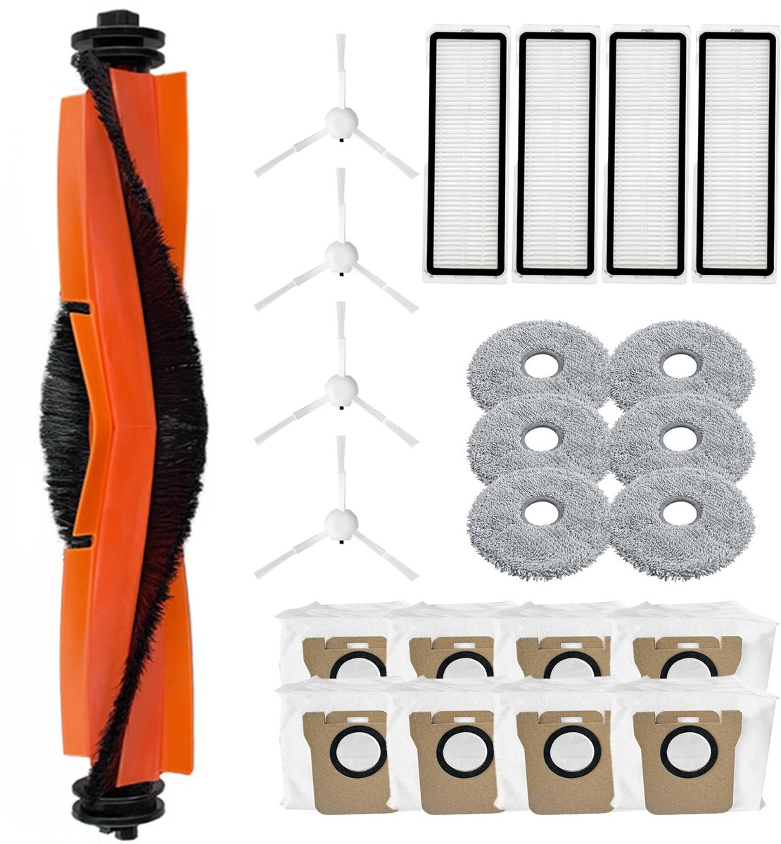 Omgoods - 23 Delige Accessoireset voor Robotstofzuiger X20/X20 Plus