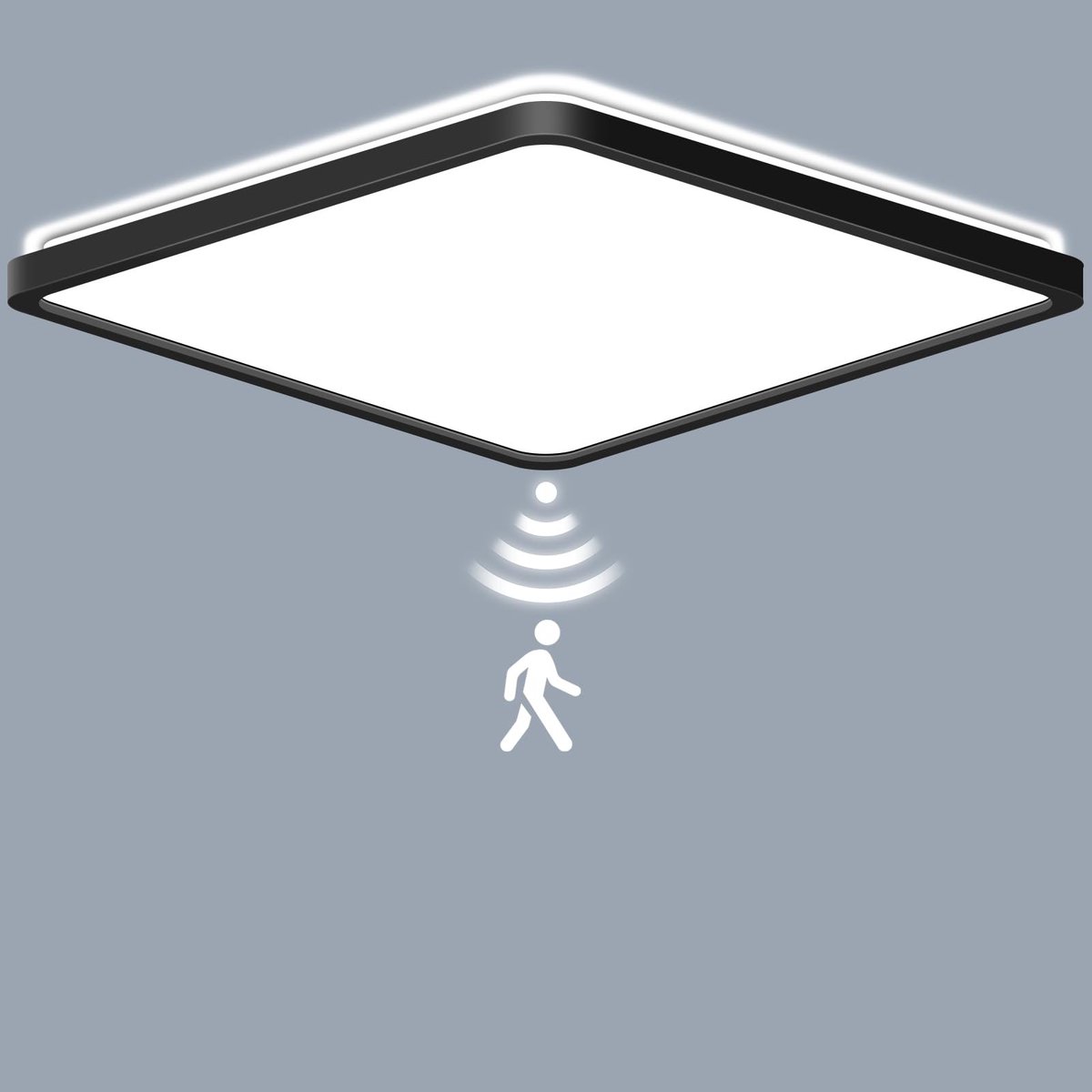 Omgoods - LED Plafondlamp met Bewegingssensor, 24W 2400lm