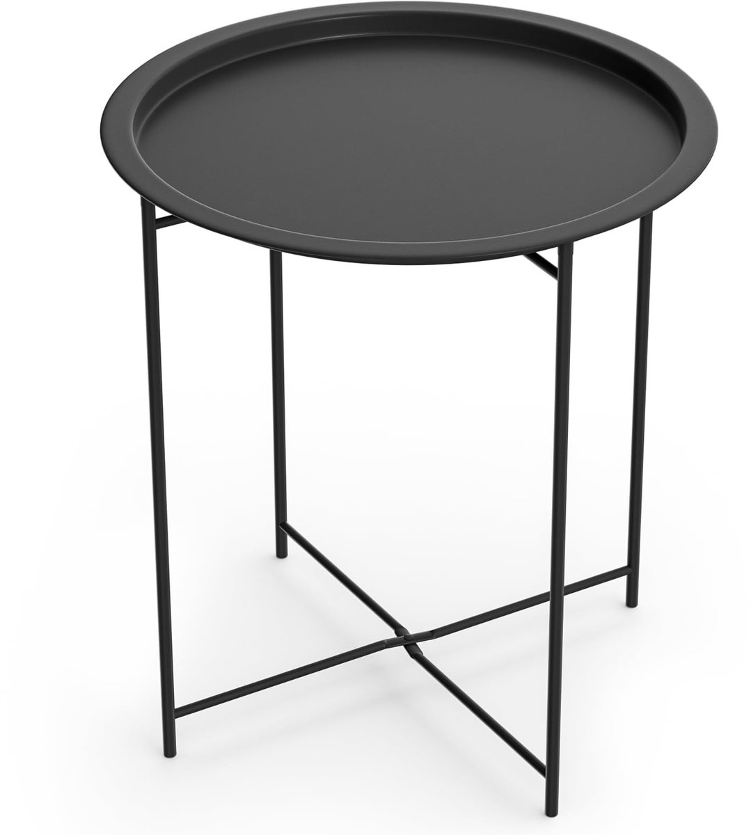 Omgoods - Vouwbare Tuintafel van Ijzer voor Buiten, Ideaal voor Balkon en Camping