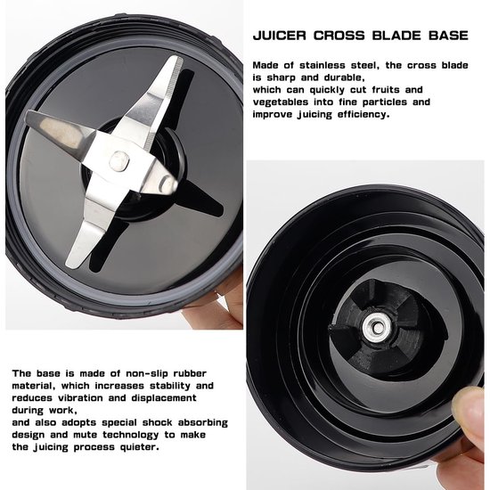 Omgoods - Vervangende Blender Mes met IJsmes Accessoires van Omgoods — afbeelding 2