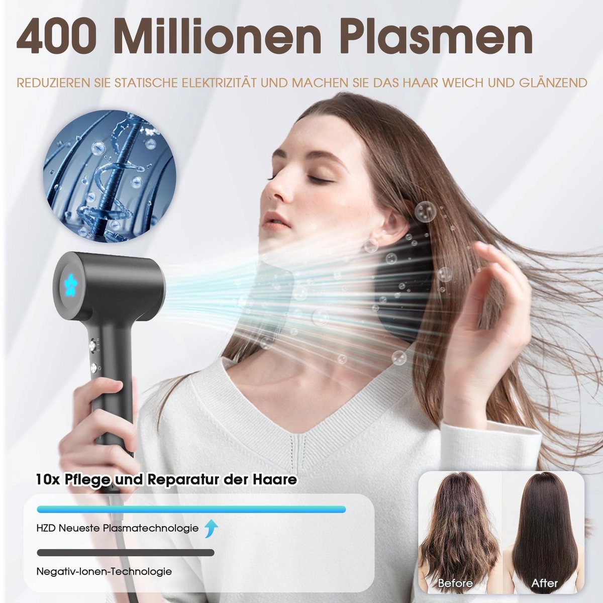 Omgoods - Professionele Föhn met Diffuser en Ion Technologie