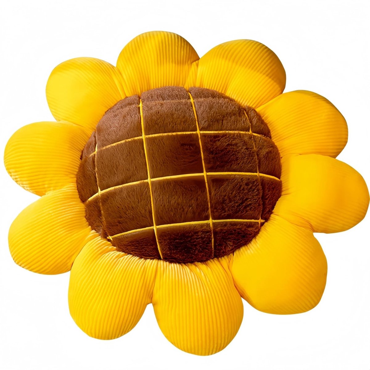 Omgoods - Zonnebloem Vloerkussen voor Binnen en Buiten 65 cm