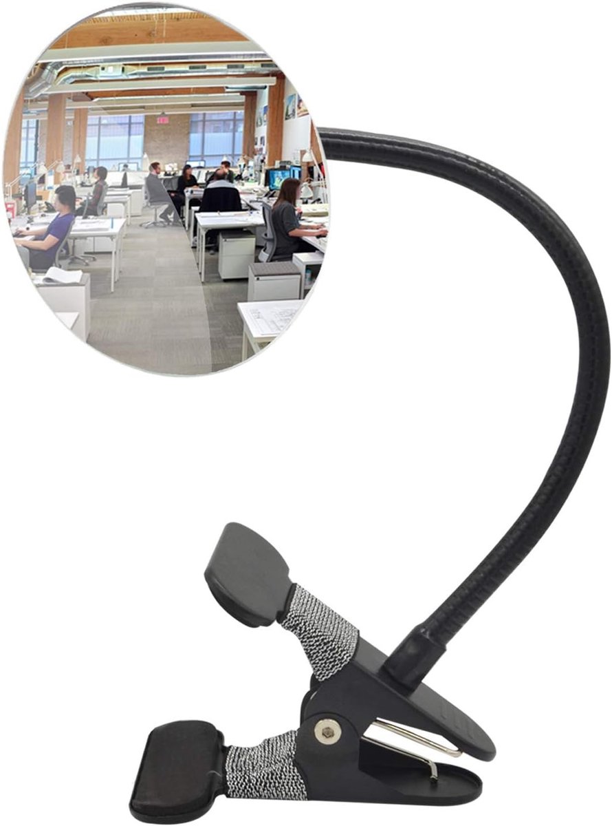 Veiligheidsconvexspiegel voor persoonlijke en kantoorveiligheid, ideaal voor achteruitkijken en overzicht (8,5 cm, rond)
