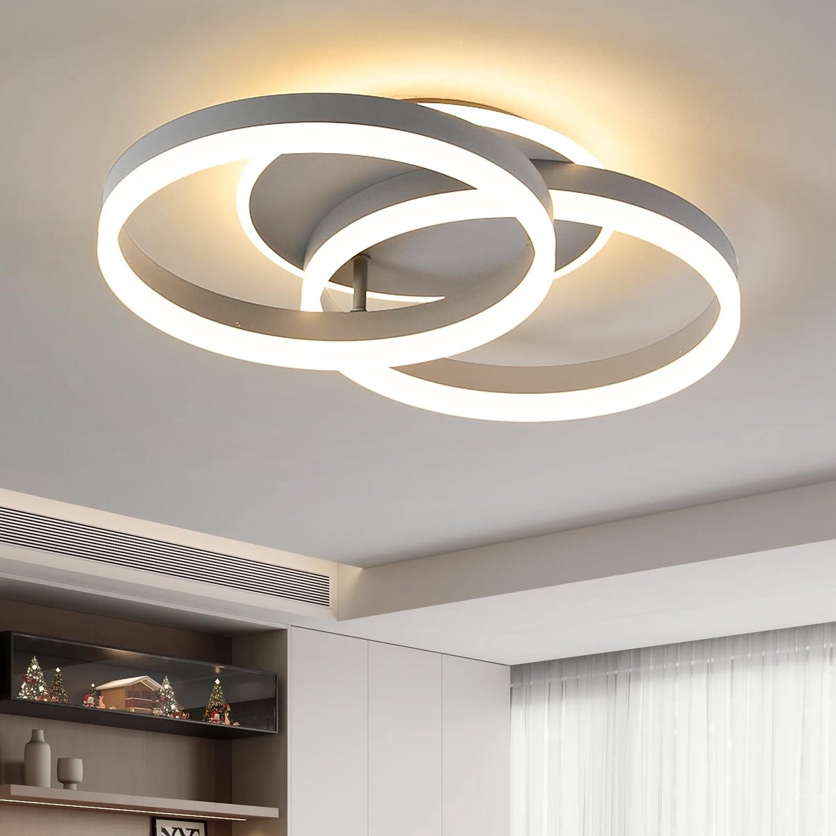 Omgoods - Moderne LED Plafondlamp met Afstandsbediening en Dimbare Functie