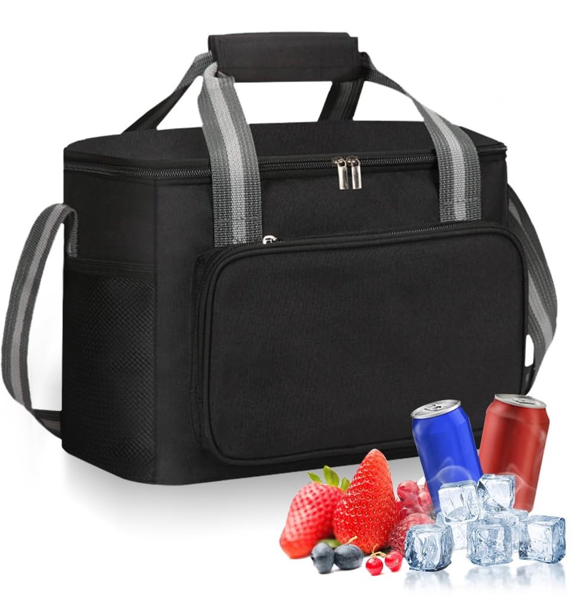 Omgoods - Koeltas voor Picknick en Lunchen, Vouwbare Waterdichte Cooler Bag