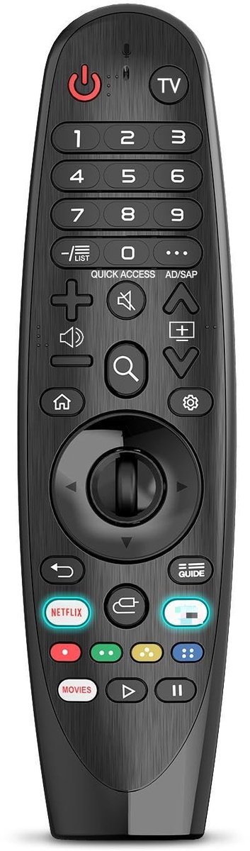 Omgoods- Afstandsbediening Universeel - Compatibel met LG Smart TV's - Infrarood - Netflix Knoppen - Zwart - Geschikt voor OLED/Nano Cell modellen