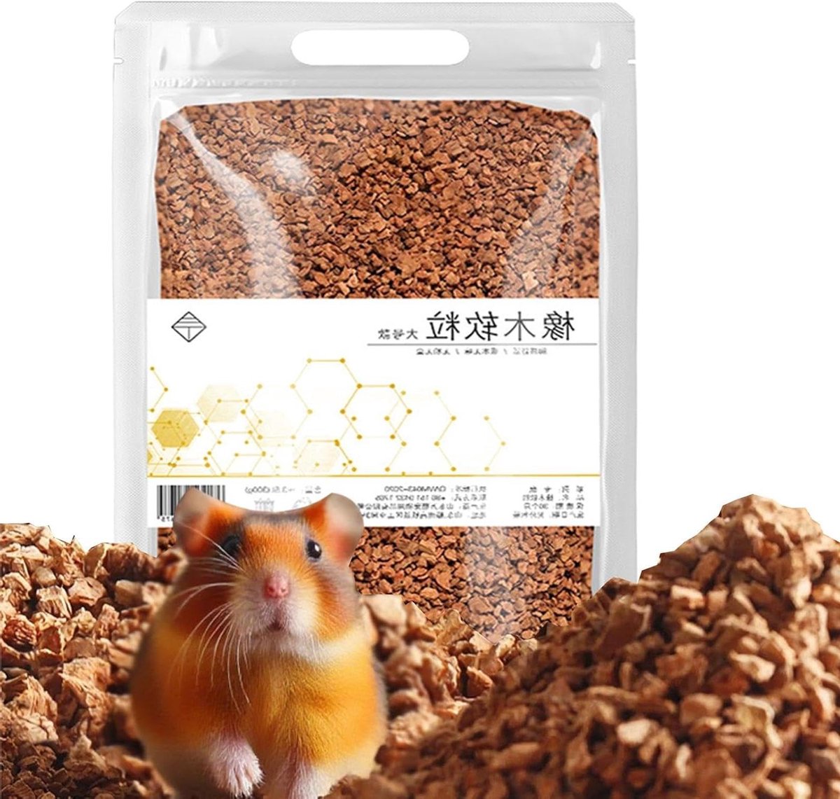 Hamsterbodems - Bodembedekking Kleine Dieren - Schone Leefomgeving - Natuurlijke Textuur - 25x20x10 cm - Niet gespecificeerd