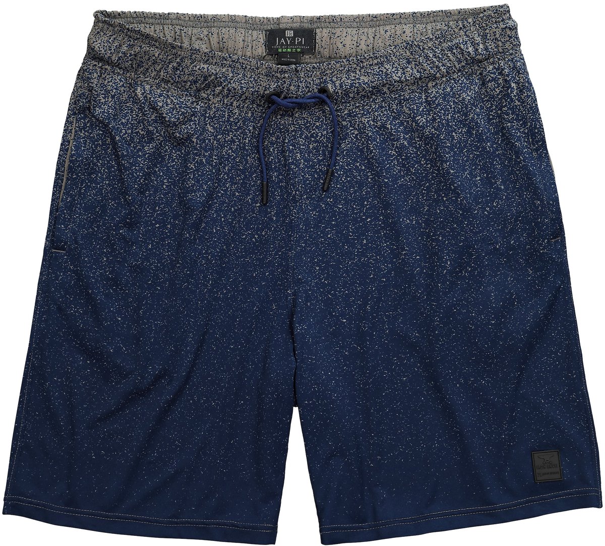 JAY-PI - Heren - Functionele bermuda Iron Anvil fitness FLEXNAMIC® QuickDry - Grafietgrijs - Maat XXL