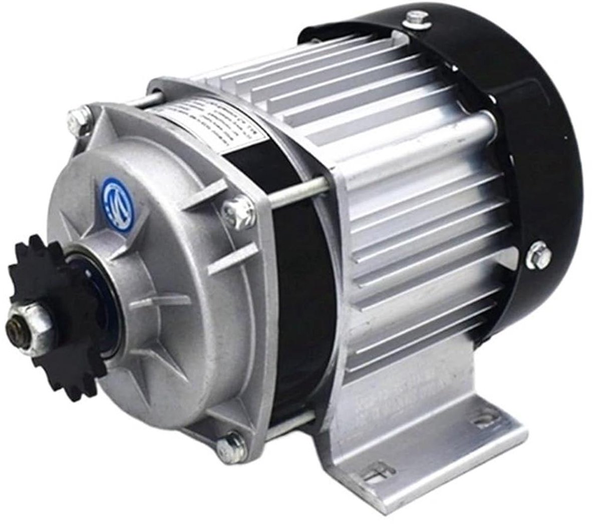 Borstelloze Motor - Ventilatormotor Aanjager - Driewieler Aandrijving - DC-Reductie Permanent Magneet - 36V/48V/60V - Zilver