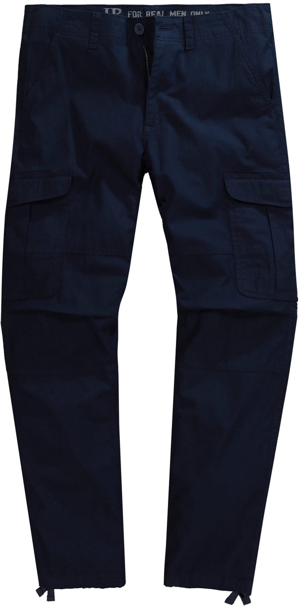 JP 1880 - Heren - Cargobroek FLEXNAMIC® ripstop-stof veel zakken - Navy blauw - Maat 54