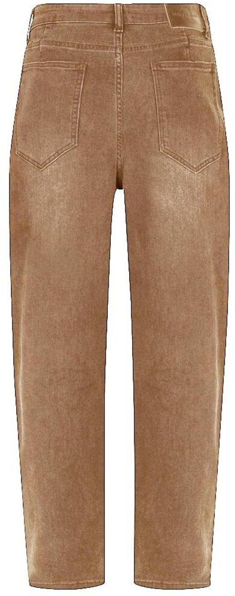 EsQualo Jeans Trousers Barrel Denim F26 12507 180 Sand Dames Maat - W34