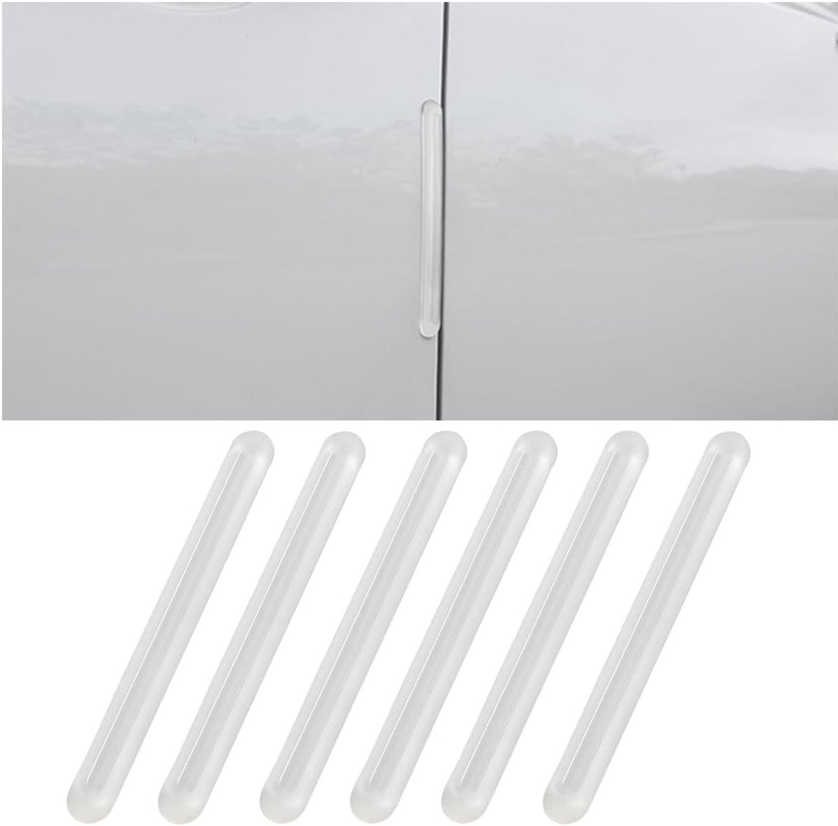 SnelShoppen - 2 Stuks Deurrandbeschermer, Krabbestendige Deurrandbedekking, Stootrand Stickers voor Auto Deuren, Stofdicht, Anti-botsing, PVC, Waterdi