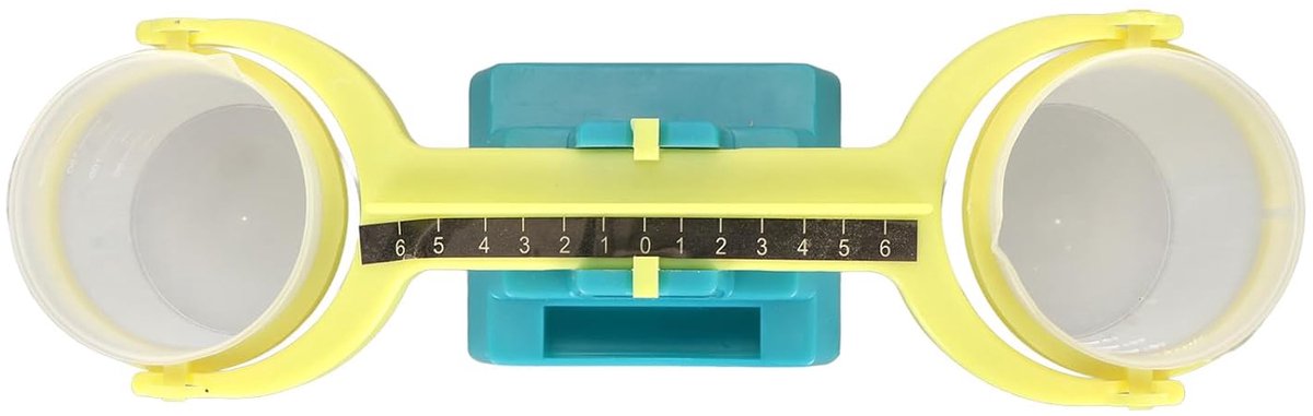 SnelShoppen - Bucketweegschaal voor Basisschool, Onderwijs Materiaal voor Nauwkeurige Massa Metingen, Eenvoudige Balans voor Wiskunde Experimenten, Pe