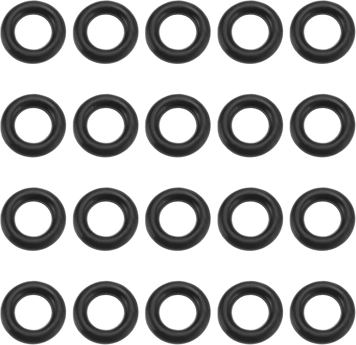 O-ringen 20 stuks voor hogedrukreiniger - 6 mm binnen diameter - premium rubber - eenvoudig te installeren - ShopVlot