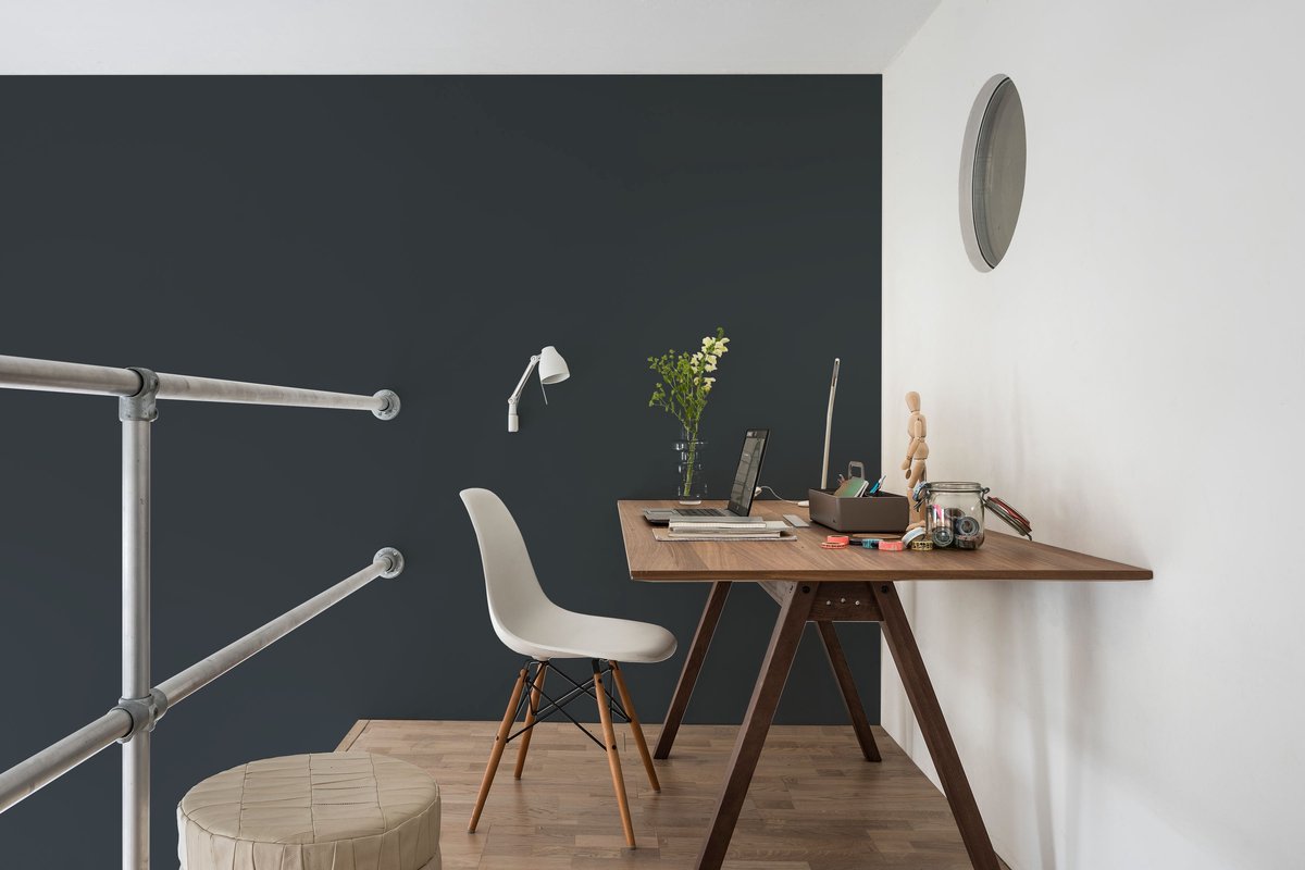 Levis - Simply Refresh Muur In Een Laag Mix - Simply Dark Grey (Ral7016) - Mengverf - 2,5 L