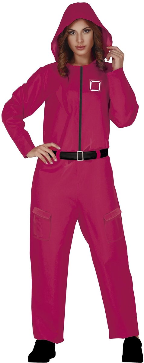 Omgoods - Rode Gamer Jumpsuit voor Volwassenen Maat S