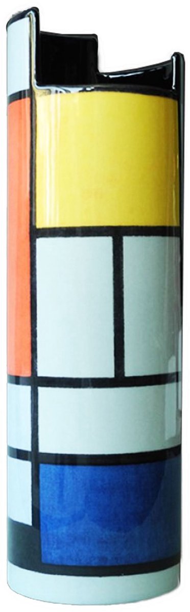 Omgoods - Vaas met Motief van Piet Mondrian