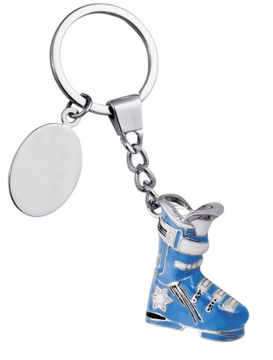 Omgoods - Elegante Ski Sleutelhanger van Staal