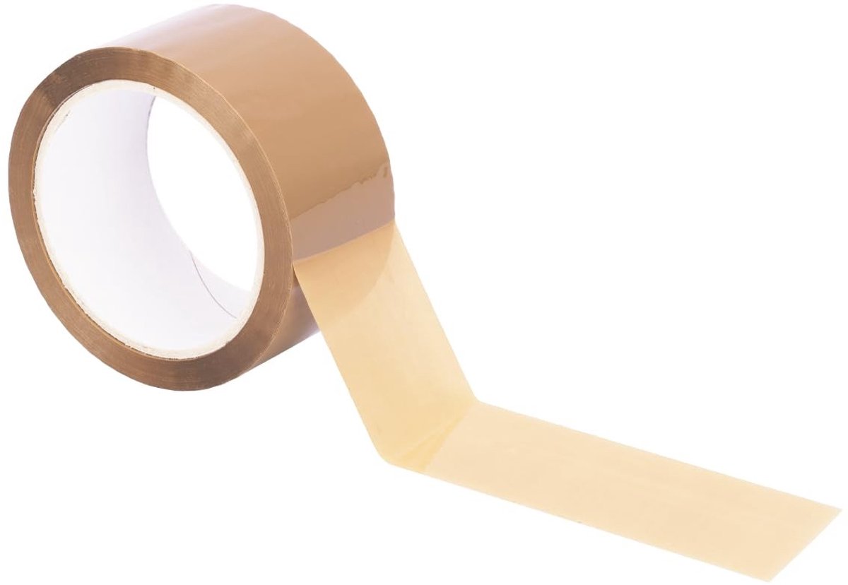 Omgoods - 30 Stuks Bruine Plakband 48mm x 66m voor Verpakking