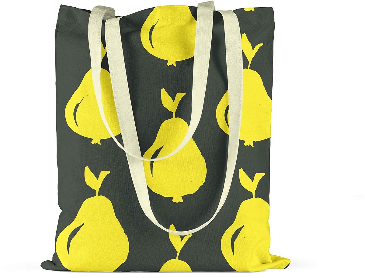 Omgoods - Herbruikbare Canvas Tote Bag, Eco-vriendelijk en Vaatwasmachinebestendig, 34x40 cm