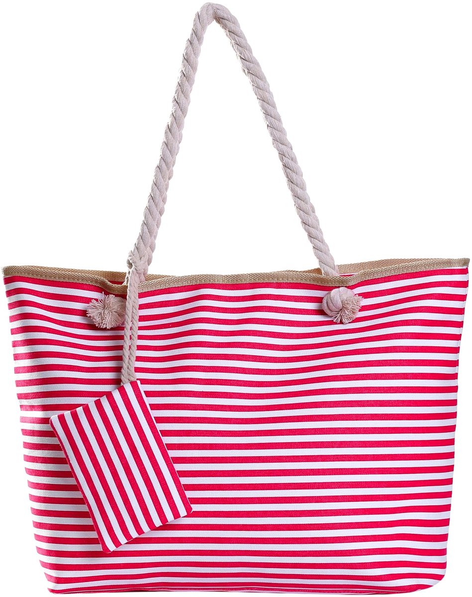 Omgoods - Grote Waterafstotende Strandtas met Rits
