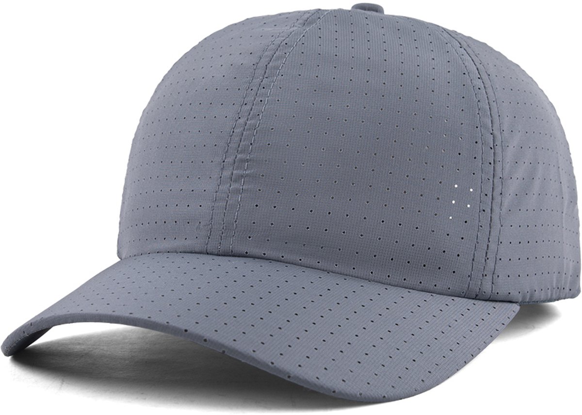 Hikr Sport Cap - Outdoor Pet - Koelpet - Ademend - Lichtgewicht - Running cap & hardloop pet - Sportieve Pet - Sports Cap - Wandelen & Fietsen - Grijs XS/S