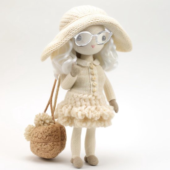 6 stuks poppenzonnebrillen kunststof miniatuurbrillen transparante glazen poppenaccessoires voor kleine poppen en knuffeldieren — afbeelding 5