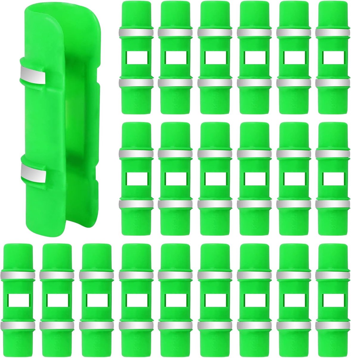 Buisklem voor tuingebouwen, 30 stuks, 25 mm, buisklem, kas, frame, buisclip, folie, buisklemmen, buisklemmen, klemverbinderkit