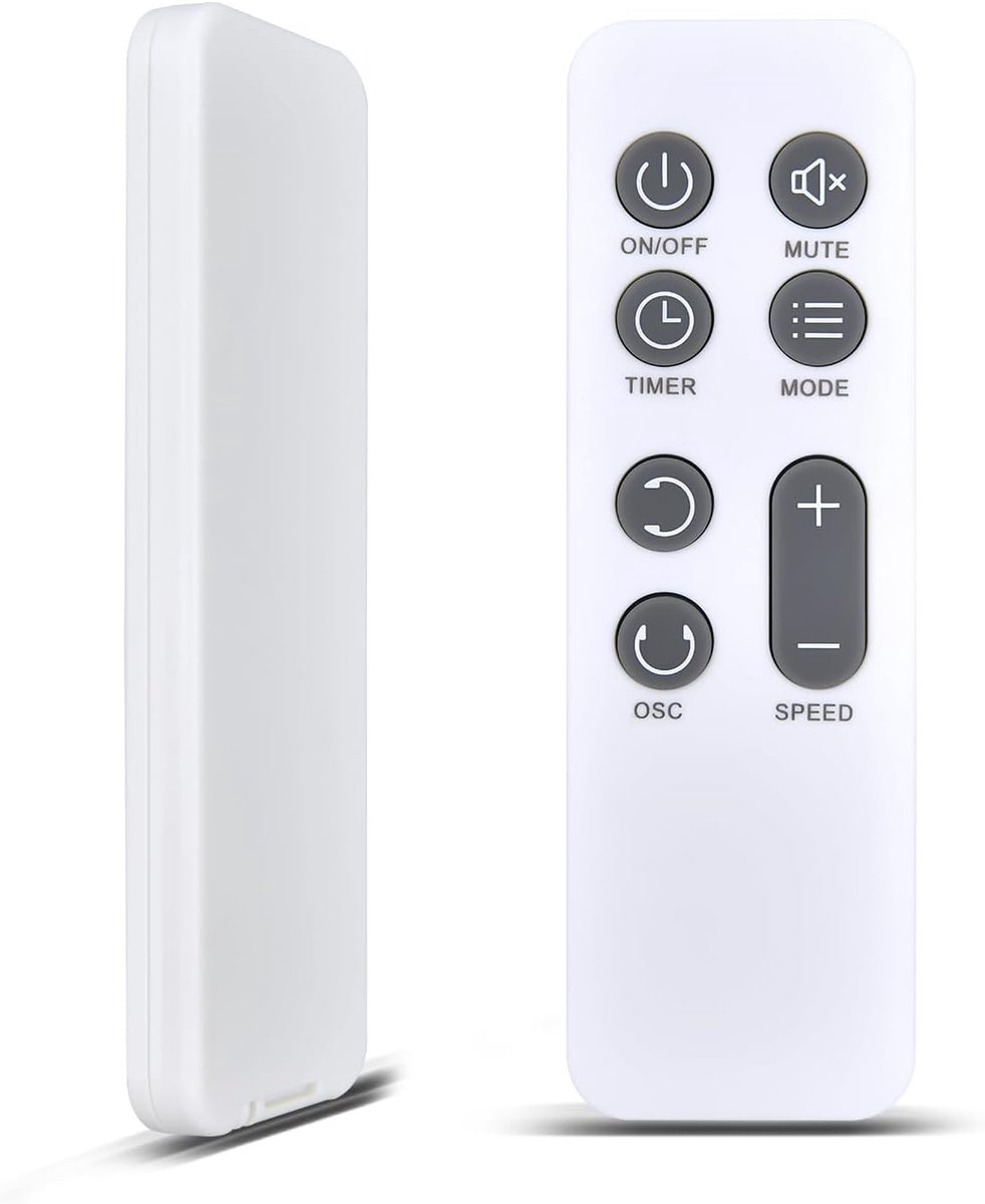 vervangende afstandsbediening compatibel met MYCARBON Quiet Fan FS01