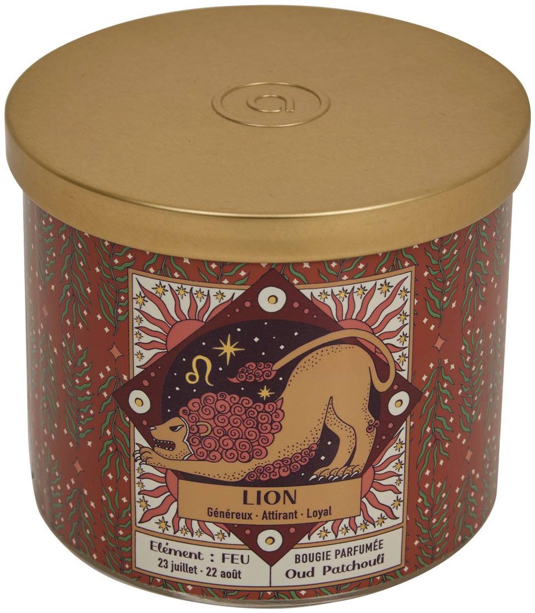 Geurkaars Astro 396 g in glazen pot