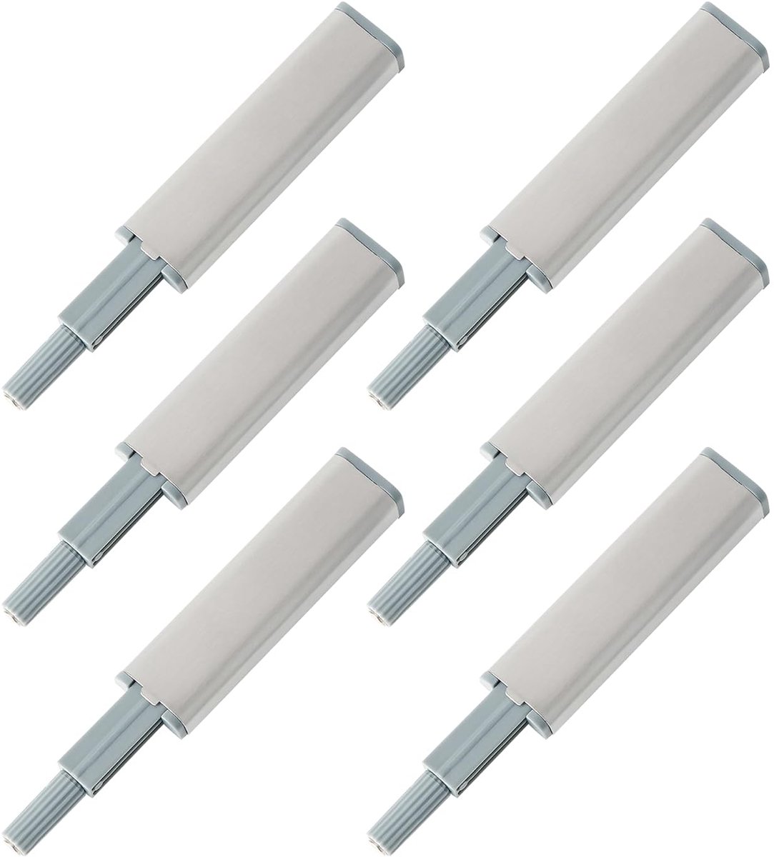 SnelShoppen - Pack van 6 Magneet Slot Druk om te Openen Magneet voor Kastdeur, Lade, Meubels, Druksysteem voor Gemakkelijk Openen en Sluiten, Hoogwaar