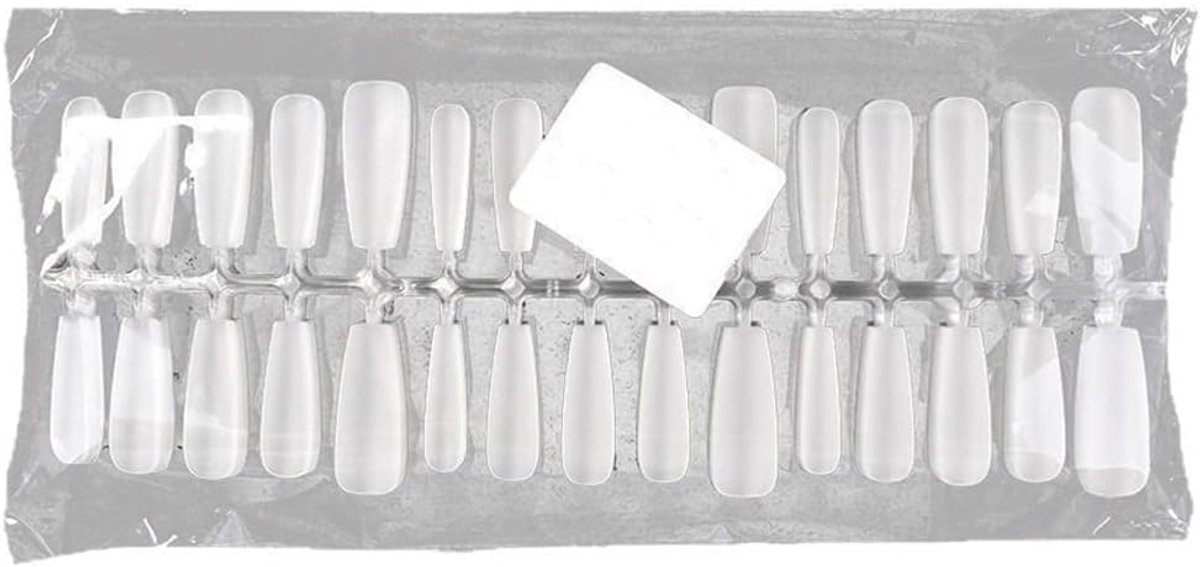 SnelShoppen - Nail Art Rond Nagels Set van 300 Stuks Meerdere Maten Ultra Dun Natuurlijk Kunstnagels Herbruikbaar voor Beginners en Professionals