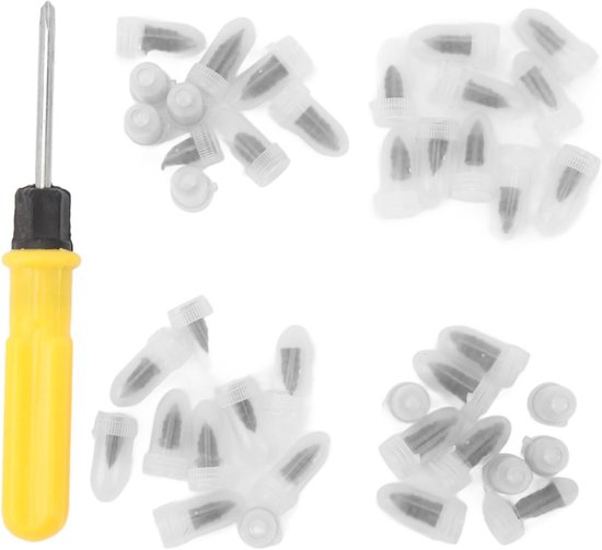 Vacuüm Bandenreparatie Nagels - Bandenreparatieset Schroeven - Bandenschade Herstellen - Hoge Temperatuur Bestendig - 40 Stuks - Zwart — afbeelding 5