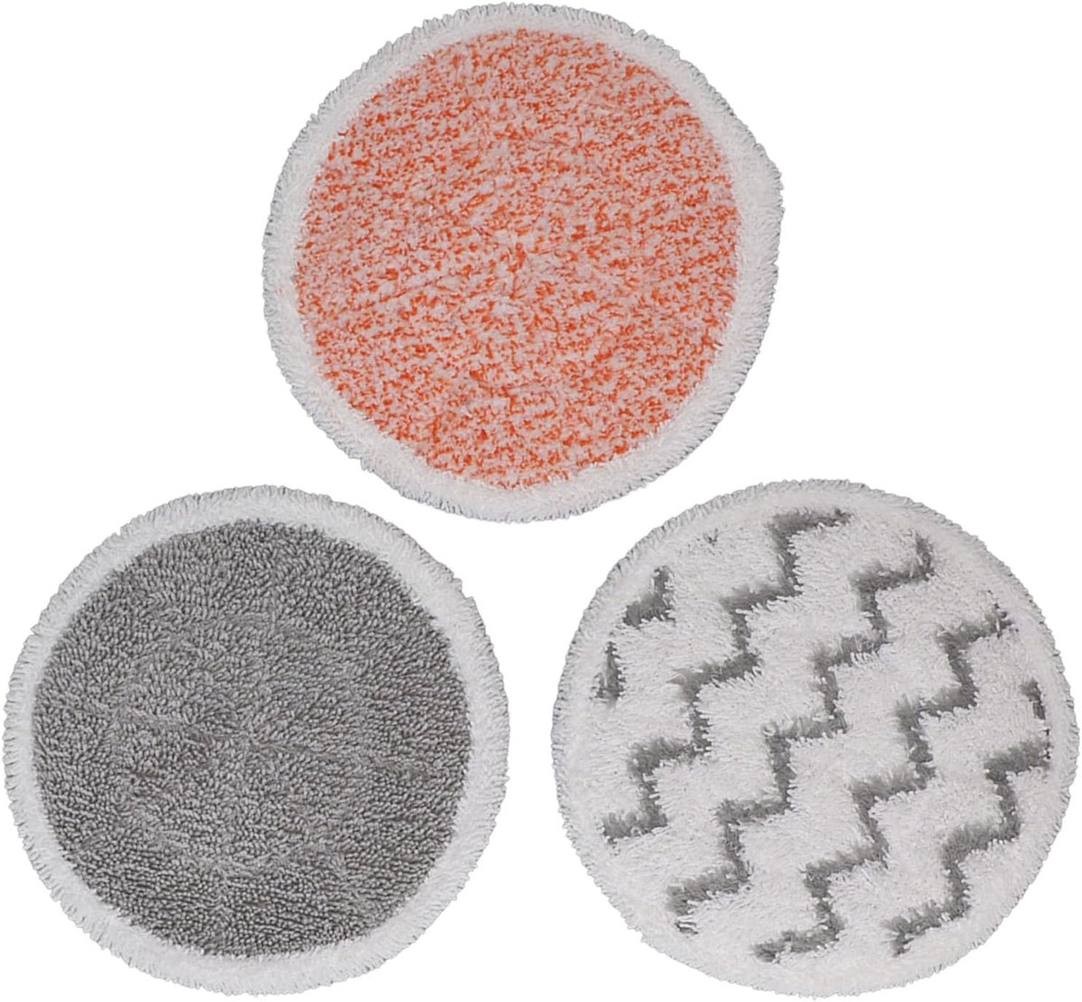 SnelShoppen - 6 Pack Vervangende Pads voor Stoomvloerwisser S7000 S7001 T2 T21 U6002 - Schrob Mop Pads - Krachtige Scrubbing Effect - Geschikt voor St