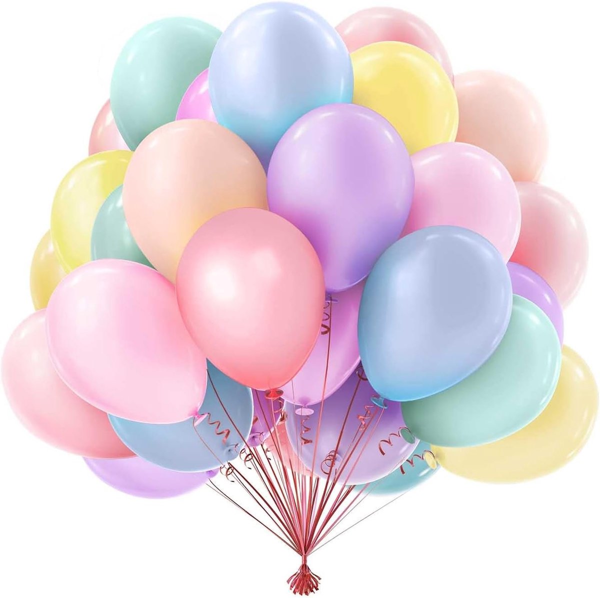 SnelShoppen - Pastel Ballonnen 50 Stuks 25 cm Kleurrijke Garlande Ballonnen Verjaardag Decoratie Bruiloft Feest Baby Shower
