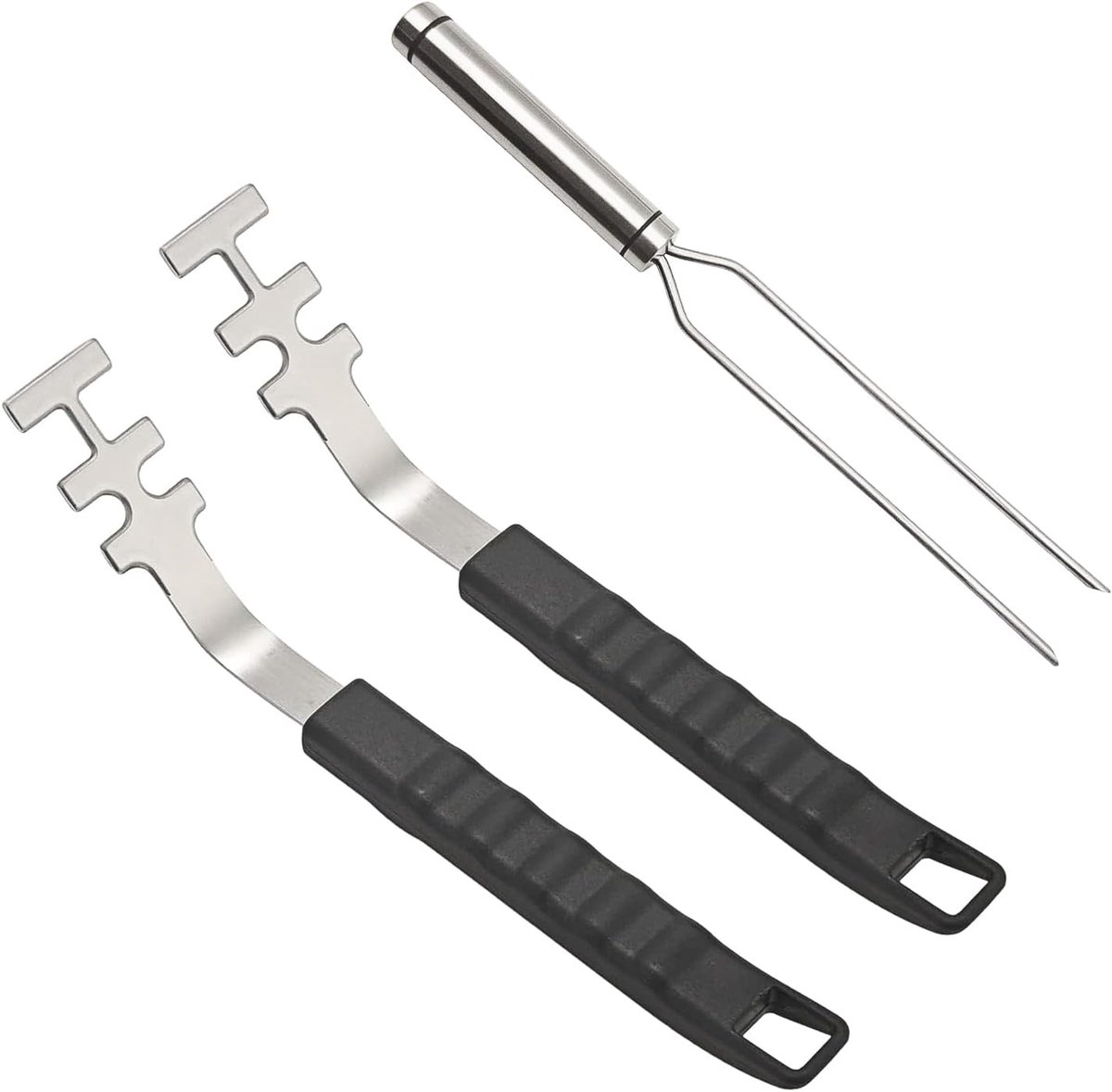 Hefber for Grill Grate, Protection Against Burning Protection, 27 cm, Heat Resistant Grill Grate Lifter and 29 cm - ShopVlot