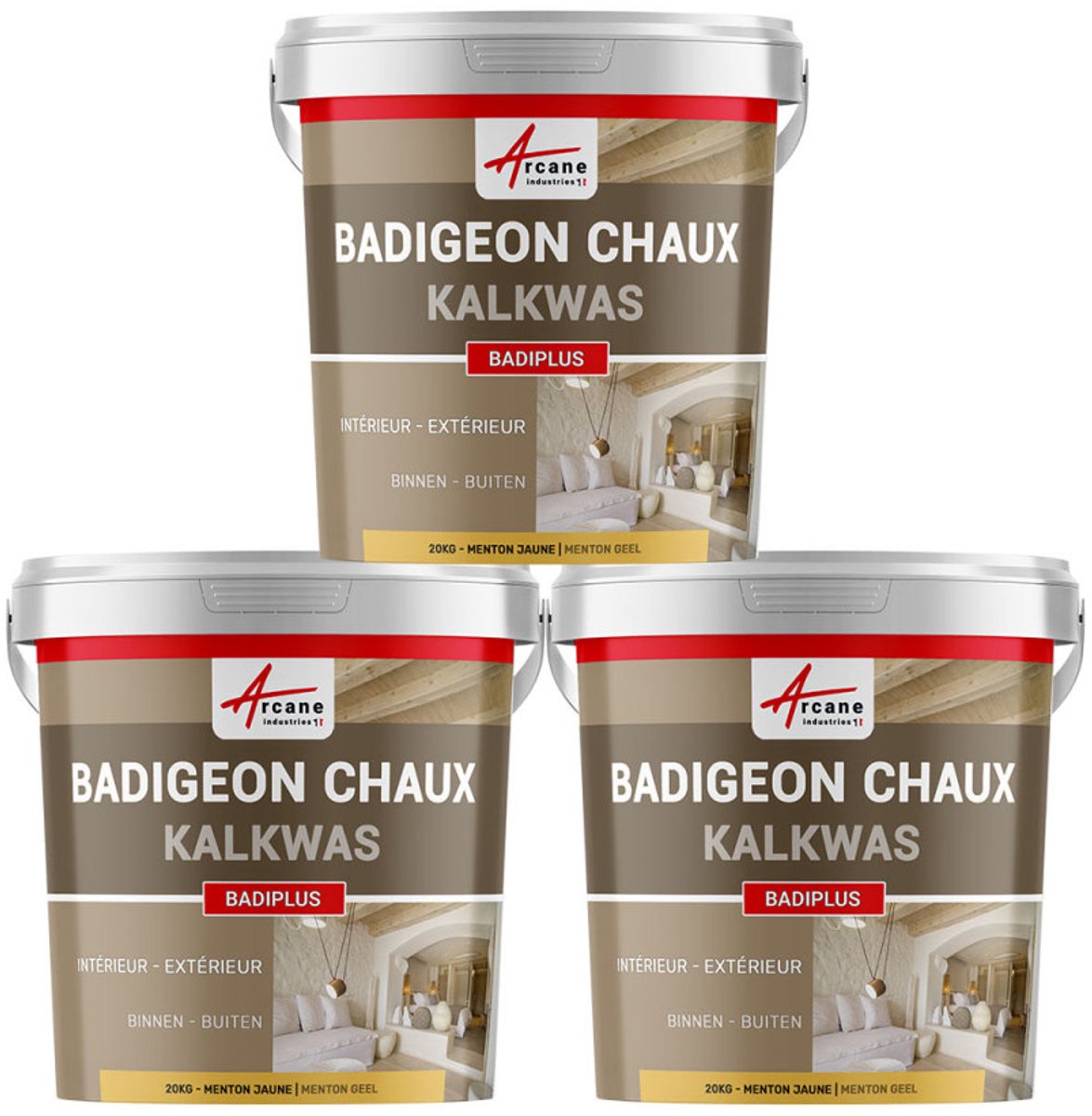 Kalkpleister Binnenmuur en Buitengevel - BADIPLUS