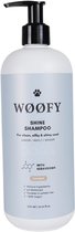 WOOFY Shine Shampoo - 500ml - Kokos - Hondenshampoo - Doodle Shampoo - Hydratatie - Vachtverzorging - Voor alle vachttypes - 100% Vegan - Natuurlijke Ingrediënten - Hond - Doodle