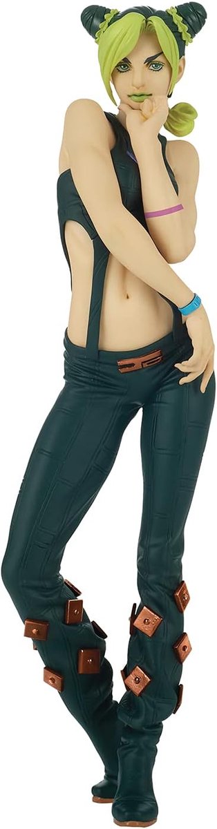 SnelShoppen - Jolyne Cujoh Figurine Grandista 26 cm | Jojo's Bizarre Adventure Standbeeld | Anime Collectie | Perfect voor Fans en Verzamelaar | Kleur