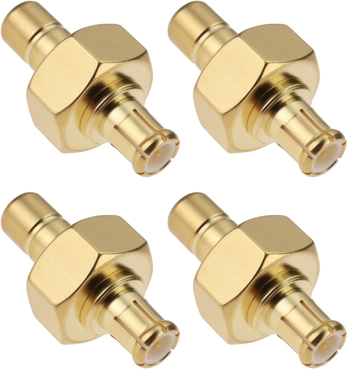 SMB naar MCX Male Adapter - 4 Stuks - Betrouwbare Verbinding - Geschikt voor DAB en GPS - ShopVlot