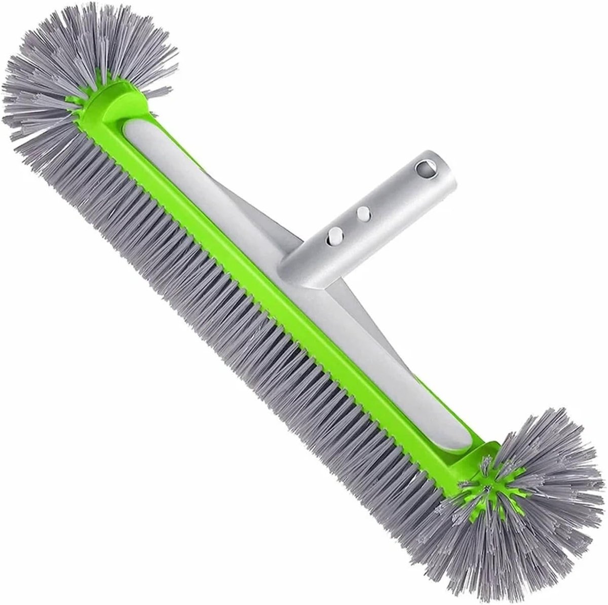 SnelShoppen - Poolborstel voor Foliebad, 44,5 cm, Professionele Poolreinigingsborstel, Zwembadborstel met Telescopische Steel, Hoge Kwaliteit, Ideaal