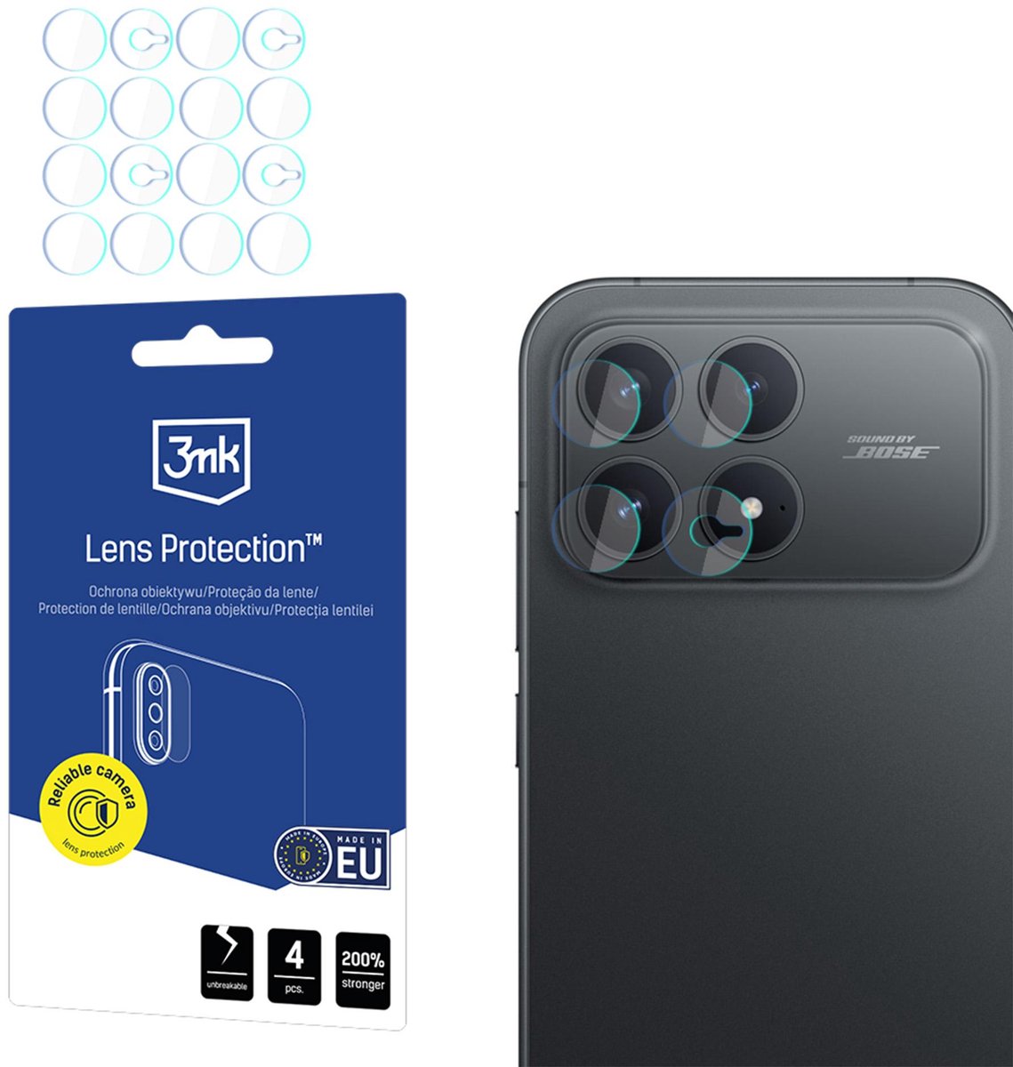 3Mk Lensbescherming Voor Poco F8 Pro, Lensbescherming Met Gehard Glas.