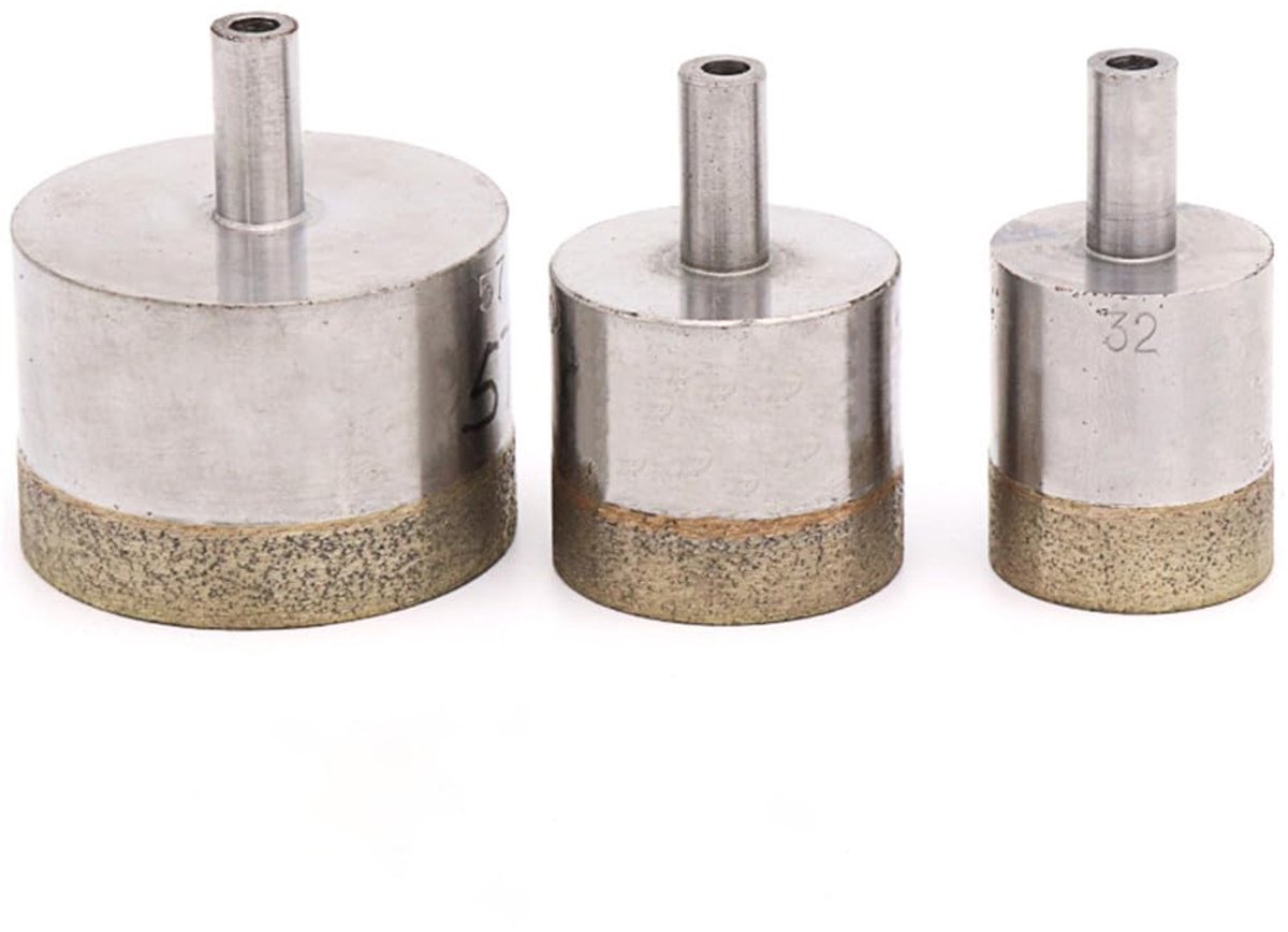 Tegelboor - Diamantboor - Precisie boren - Gesinterd diamant - 4-86 mm - Zilver