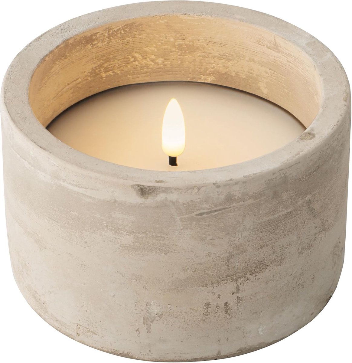 Zonnekaars - Kaarslampje Vlameffect - Sfeerverlichting Buiten - Met Timerfunctie - 12 x 8