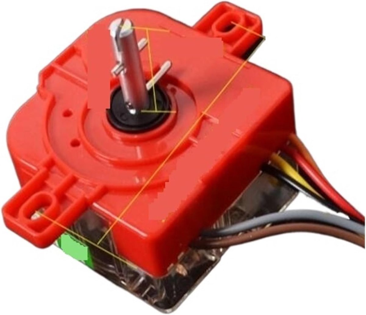 Wasmachine Timer Onderdeel Wasmachine Reparatie 6 Draden Dubbele Oren 15 Minuten Niet gespecificeerd